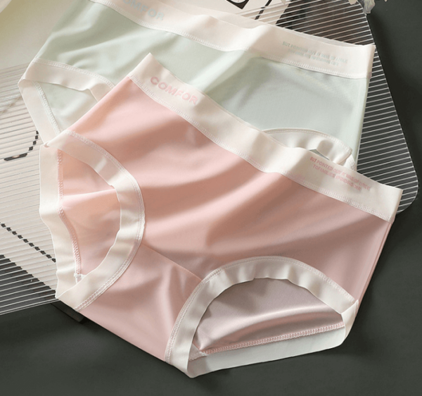 Quần lót nữ su lụa tàng hình, nhiều màu pastel - L105