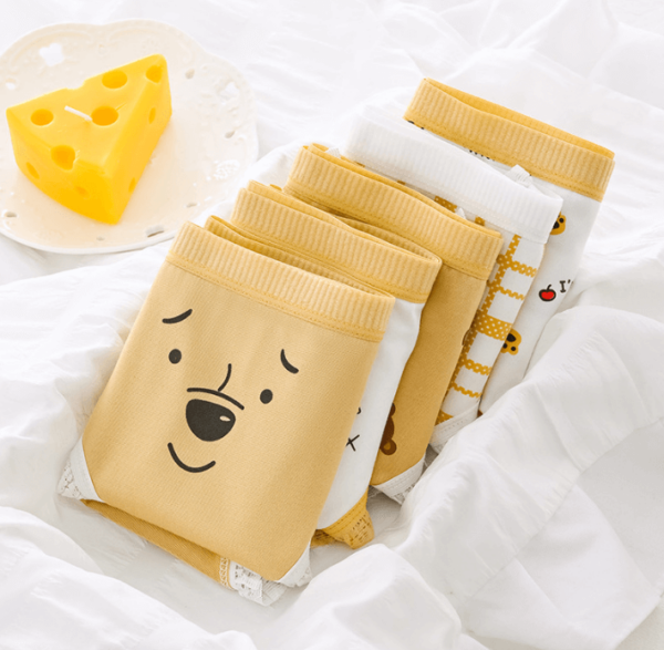 Quần lót nữ Cotton L107 họa tiết gấu BEAR cute đáng yêu