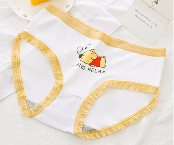 Quần lót nữ Cotton L107 họa tiết gấu BEAR cute đáng yêu